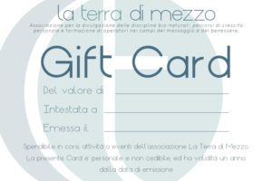 Buono Regalo - La Terra di Mezzo - Formazione Massaggi - Valle d'Aosta
