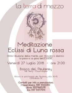 meditazione luna rossa - La Terra di Mezzo - Formazione Massaggi Aosta