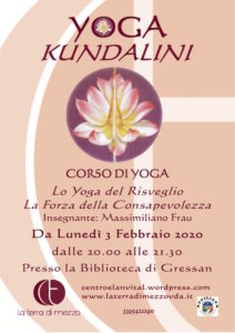 yoga kundalini Gressan -- La Terra di Mezzo - Formazione Massaggi Aosta