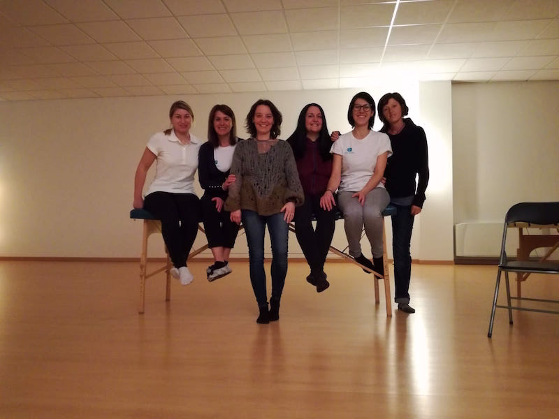corso linfodrenante 2018 -19 -La terra di Mezzo -Formazione Massaggi Aosta
