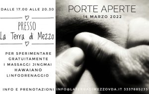 Porte aperte marzo- La Terra di Mezzo - Formazione Massaggi Aosta